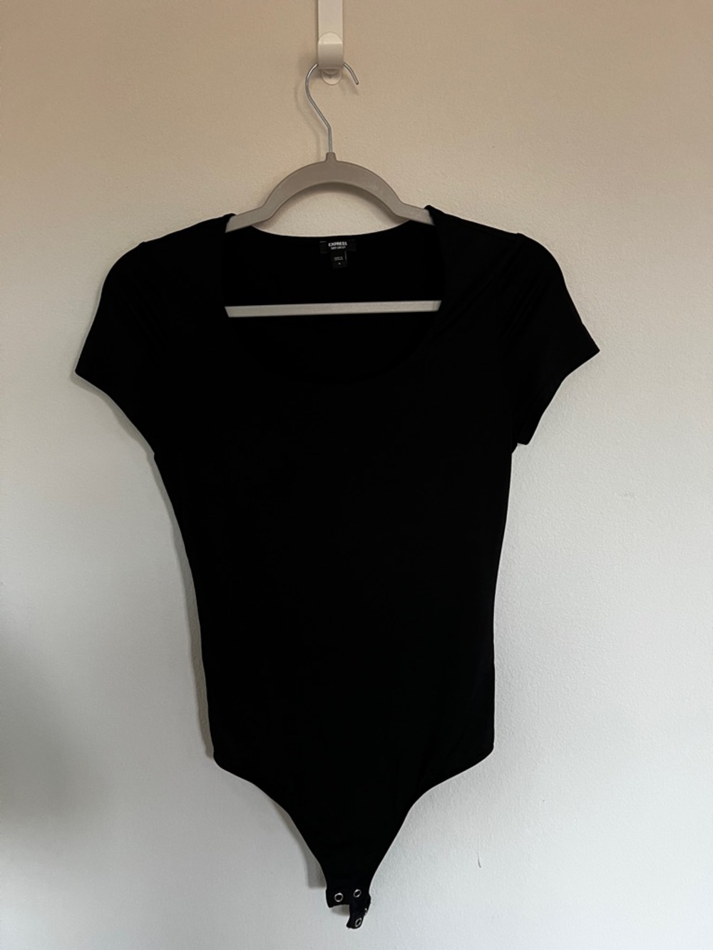Express Black Scoop Neck Bodysuit